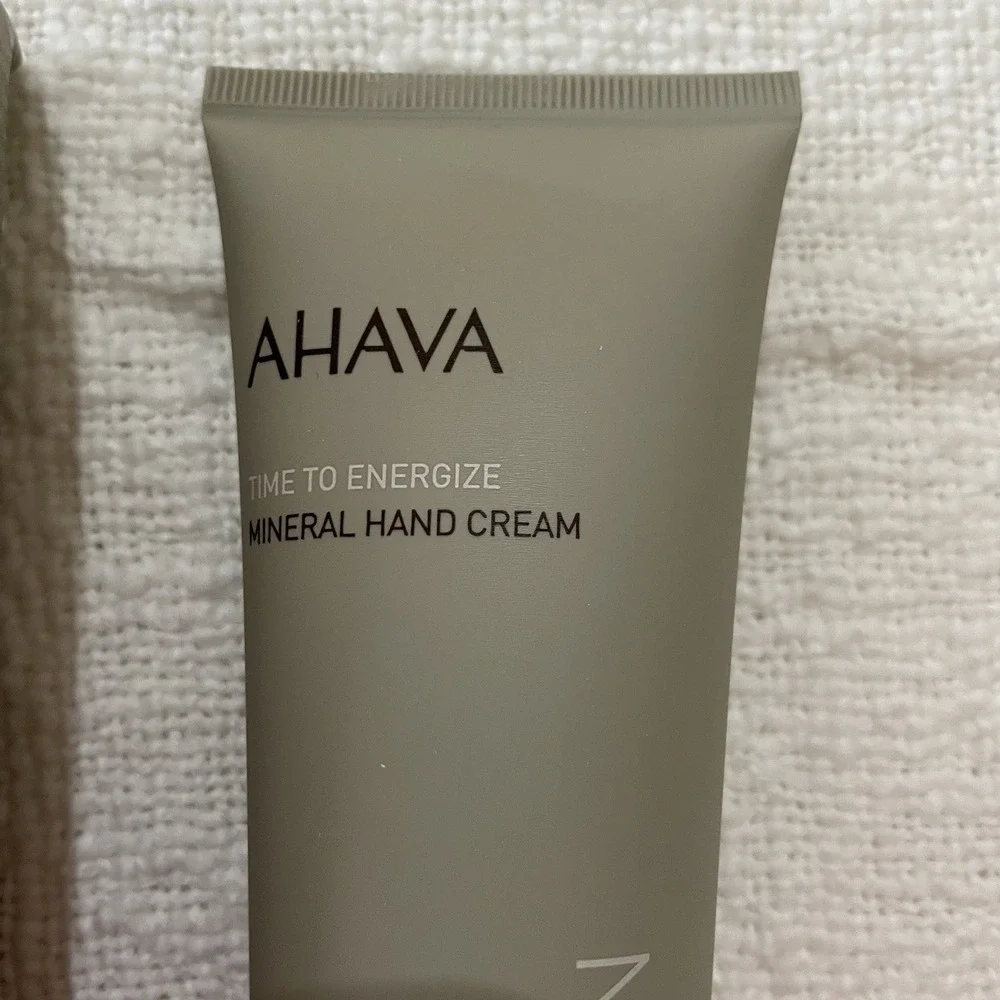 Ahava Time To Energize Mens Mineral Hand Cream Dead Sea 3.4‎ Oz NEW Gift Spa